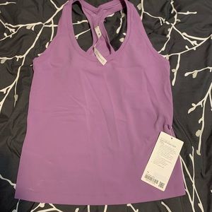 NWT lululemon cool racer back short tank top